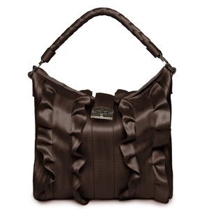 Harvey’s Seatbelt Bag Lola Ruffle Tote Brown